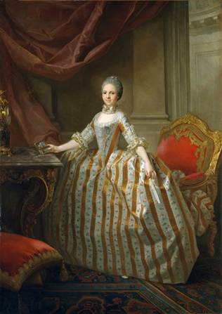 Maria Luisa of Parma 1765  	by Laurent Pecheux 1729-1781  	The Metropolitan Museum of Art New York NY 26.260.9